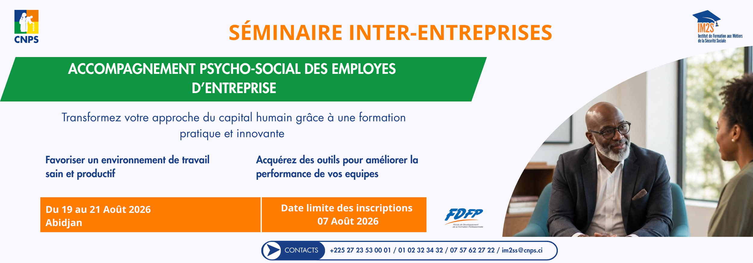 Accompagnement psycho-social des employés d'entreprise